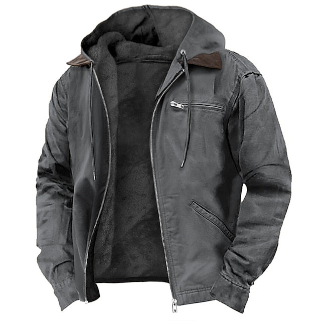 Men’s Elegant Classic Outdoor Cotton Jacket