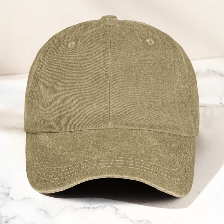 Name In Nautical Flags - Personalized Distressed Denim Cap