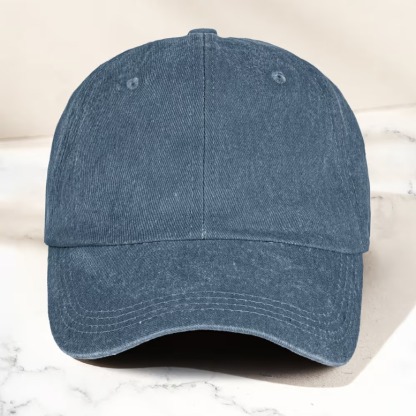 Name In Nautical Flags - Personalized Distressed Denim Cap