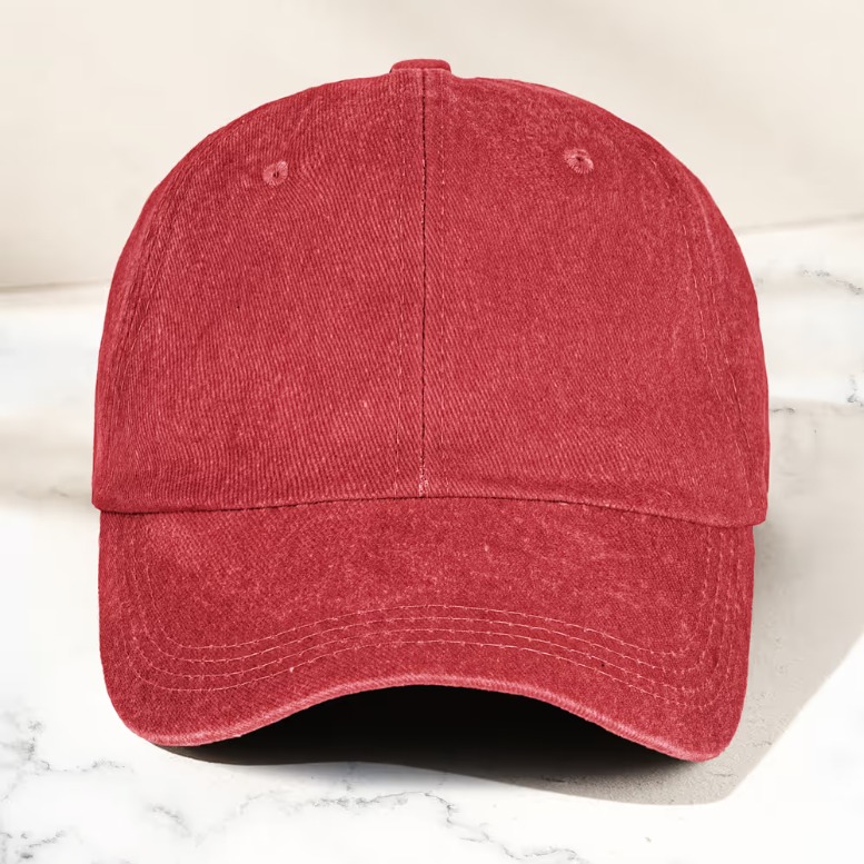 Name In Nautical Flags - Personalized Distressed Denim Cap