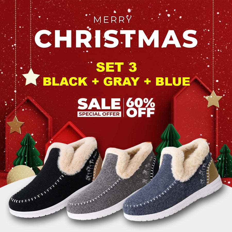 🔥Christmas Day Sale OFF🔥 - Kickly Orthopedic Fleece Slip-On Boots