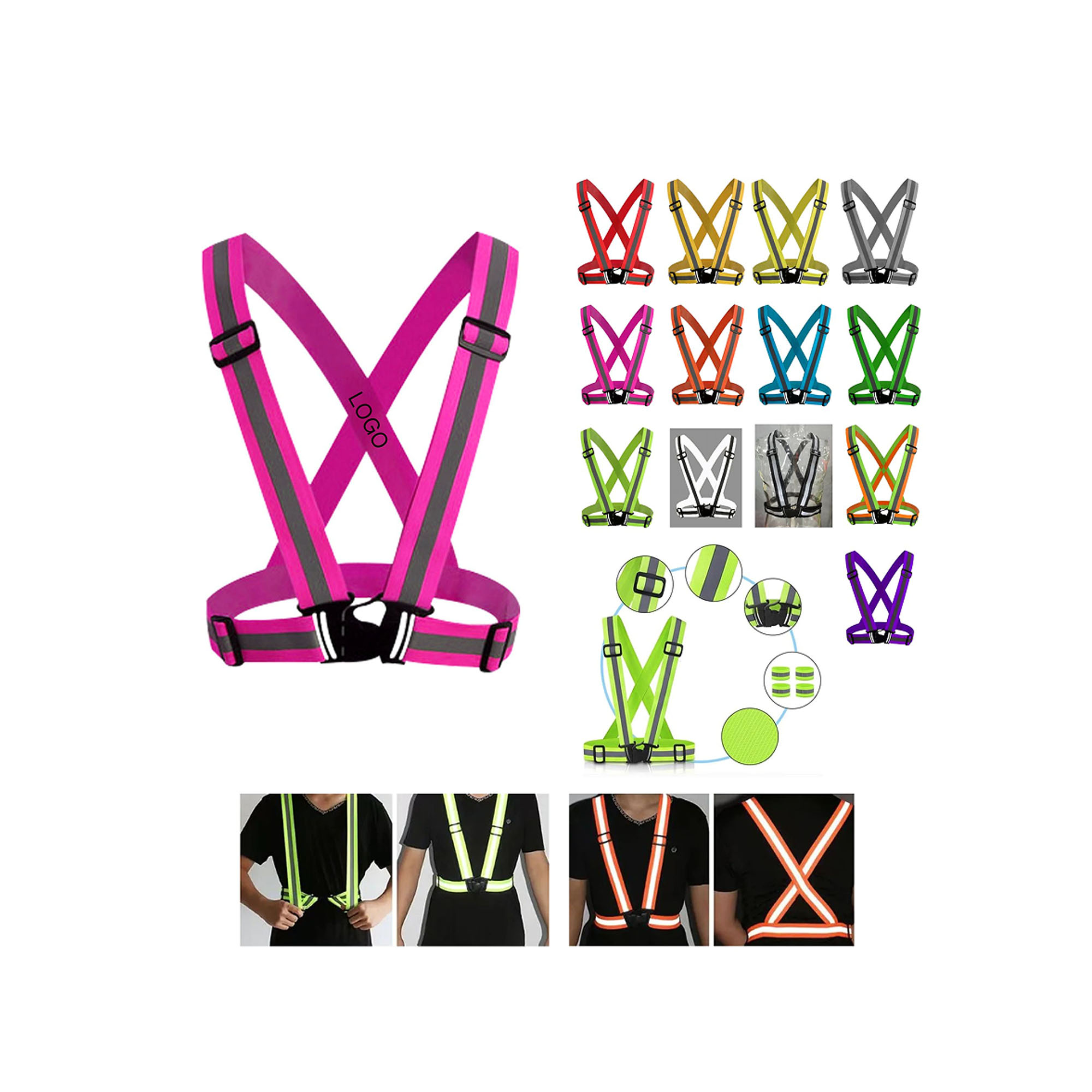 Adjustable Reflective Safety Vest