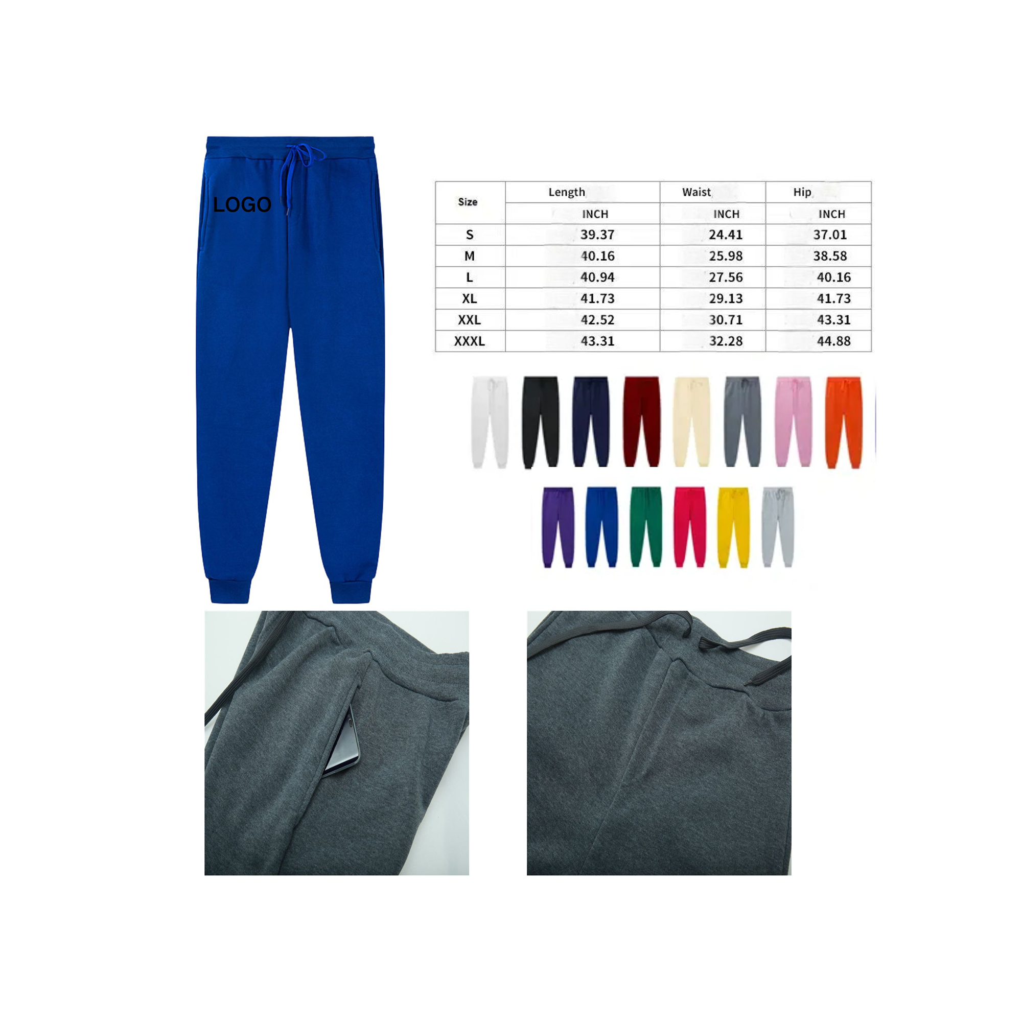 Comfort Fit Fleece Pants