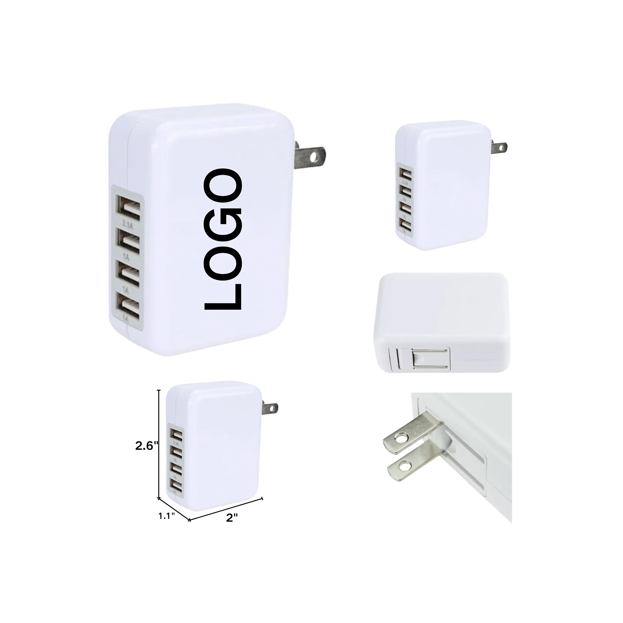 Multi-Port USB Travel Adapter