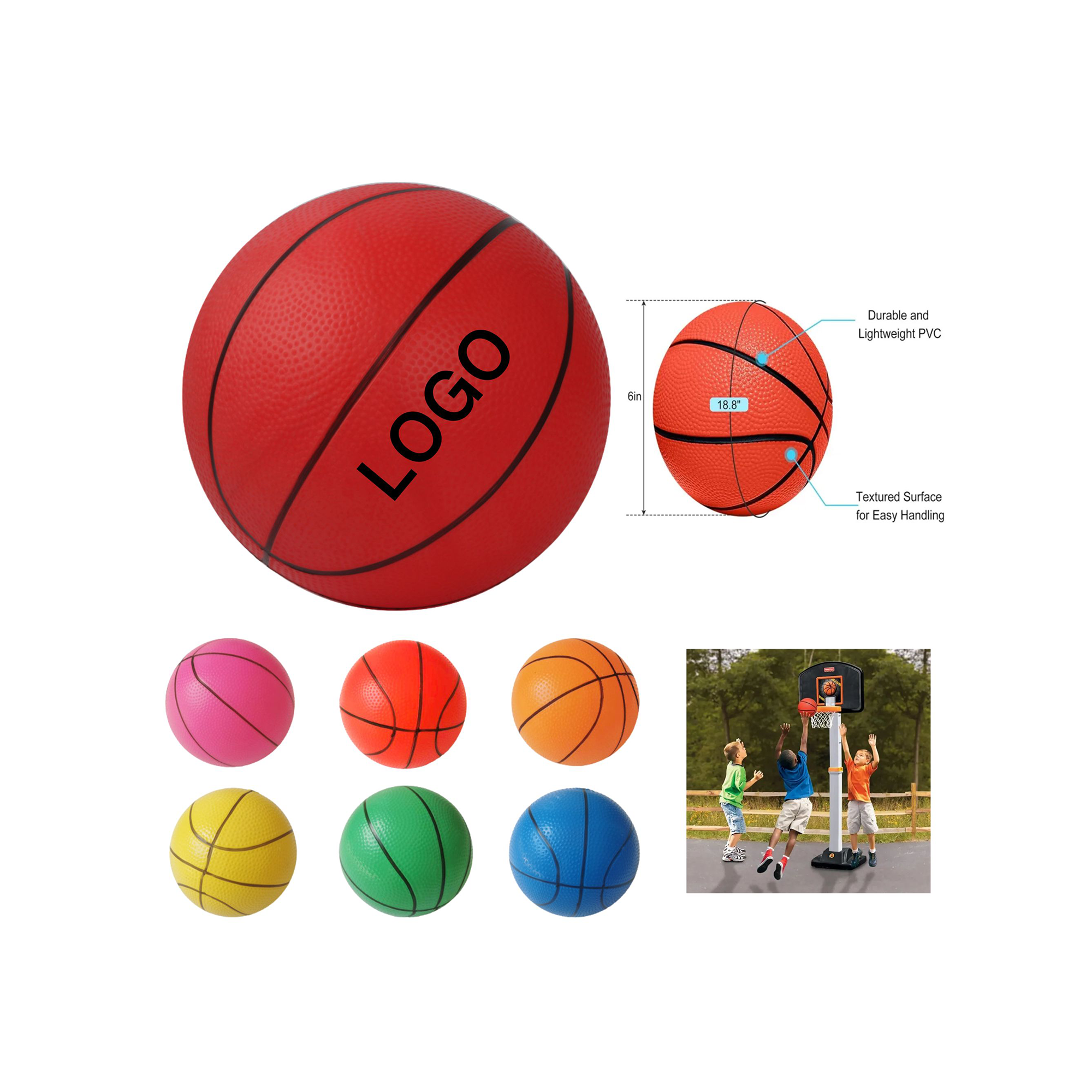 Kids’ Soft Mini Basketball Set
