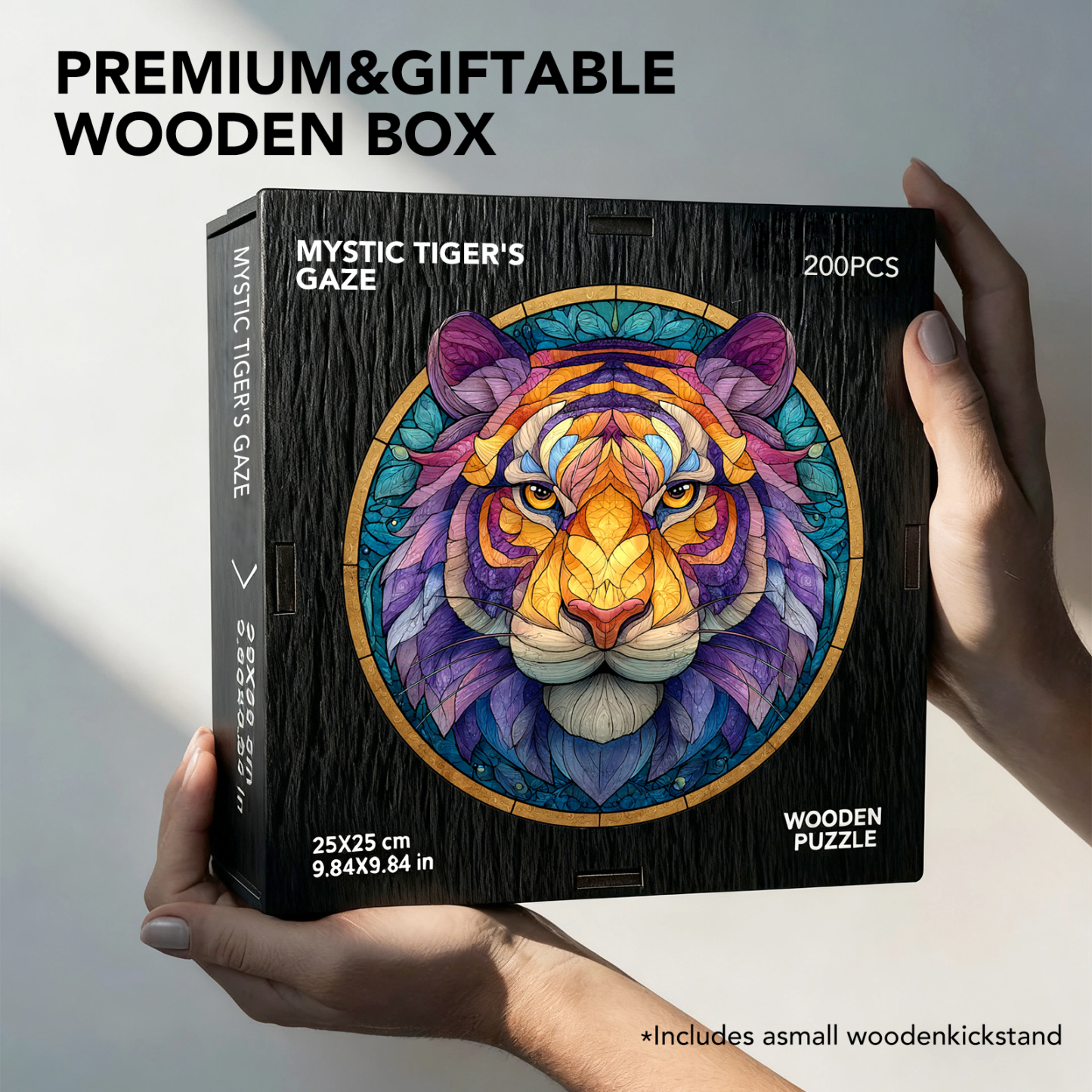 Mystic Tiger's Gaze Wooden Jigsaw Puzzle