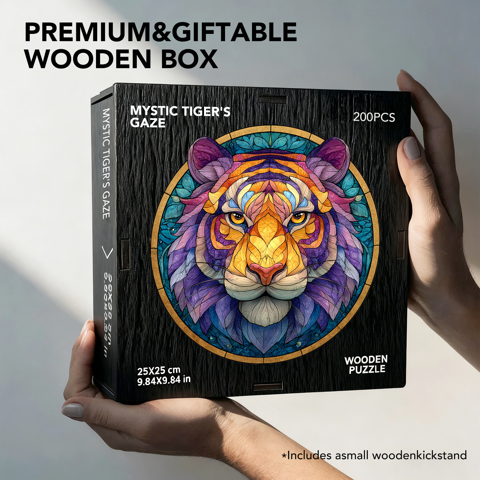 Mystic Tiger's Gaze Wooden Jigsaw Puzzle