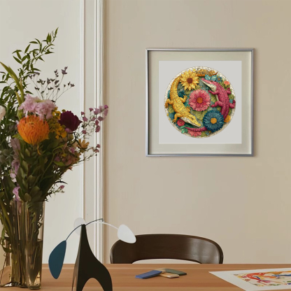 Flower Crocodile Fairy Tale Wooden Jigsaw Puzzle