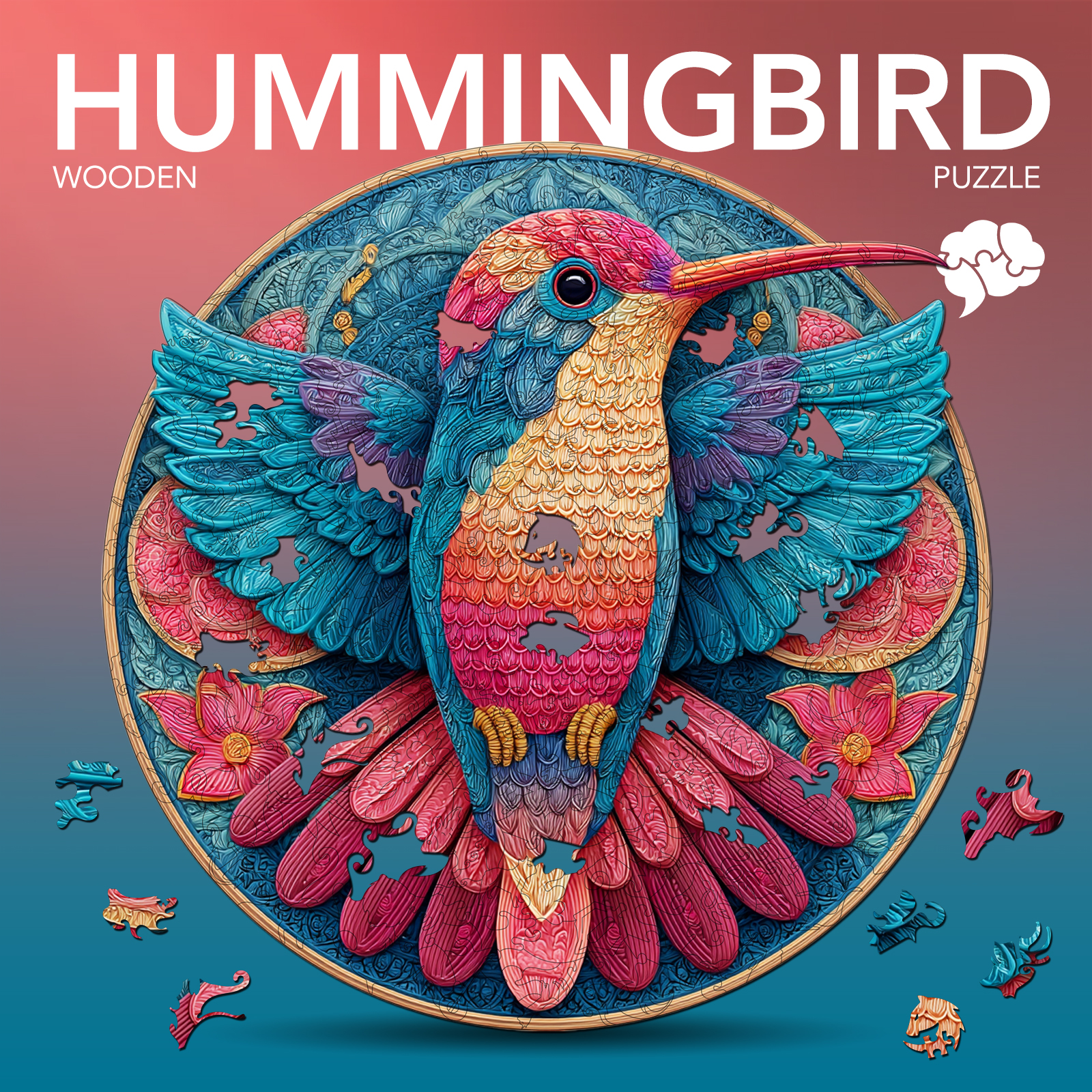 Hummingbird Wooden Jigsaw Puzzle
