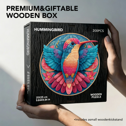 Hummingbird Wooden Jigsaw Puzzle