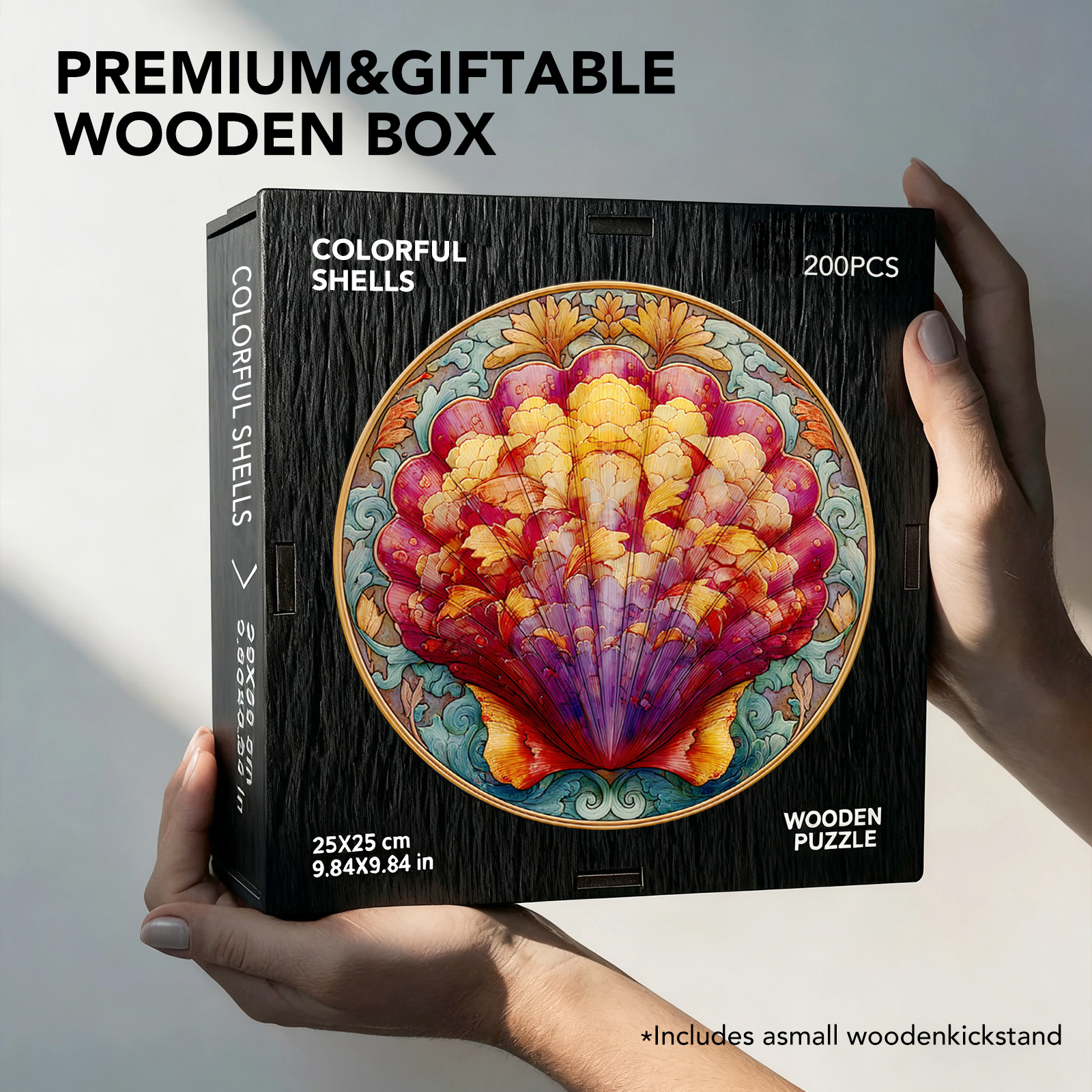 Colorful Shells Wooden Jigsaw Puzzle