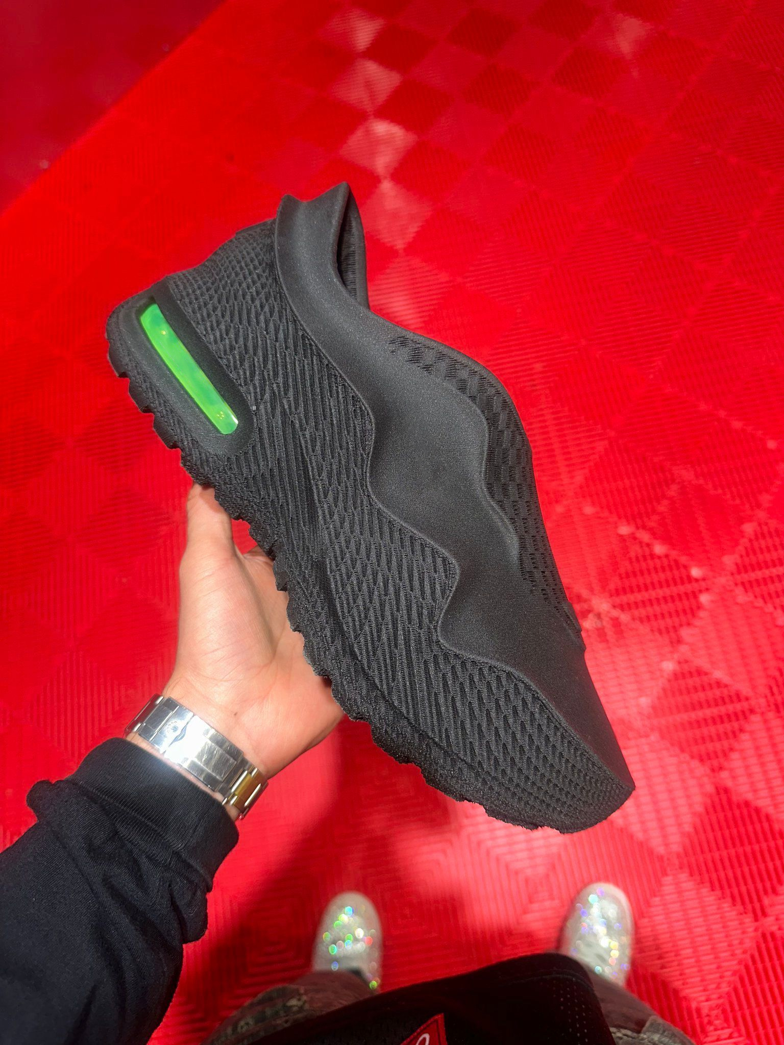 3D printed air cushion sports shoes