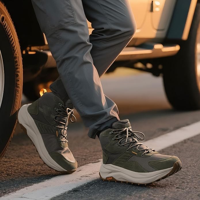 Men's Wide Toe Box Hiking Boots Low Drop Waterproof