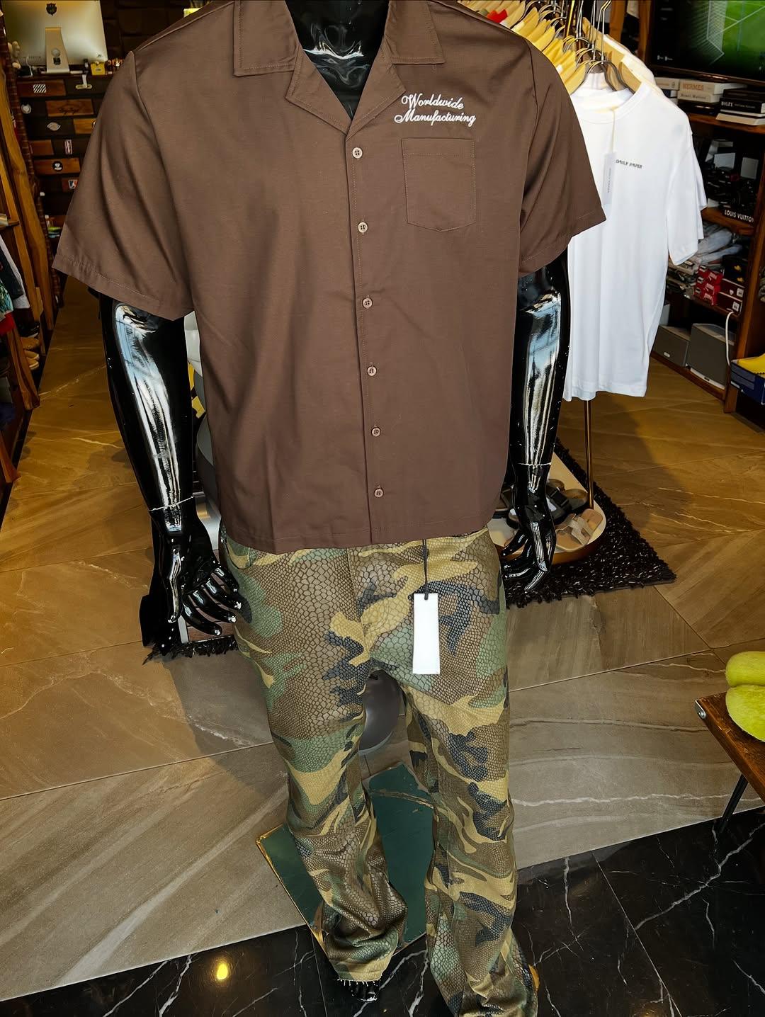 Python camouflage pants