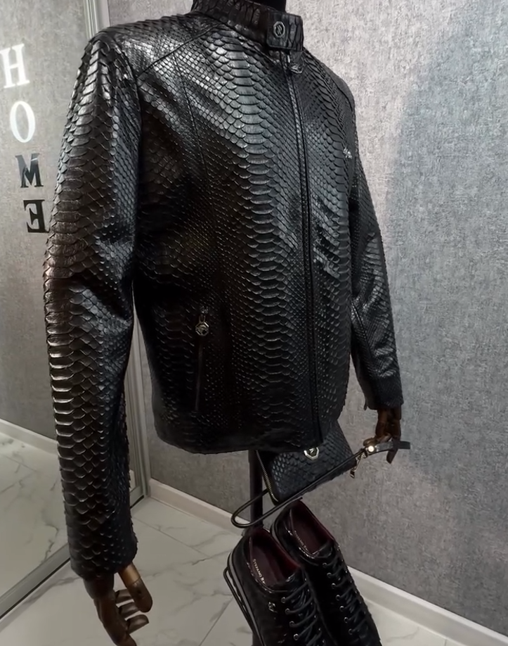 python skin jacket