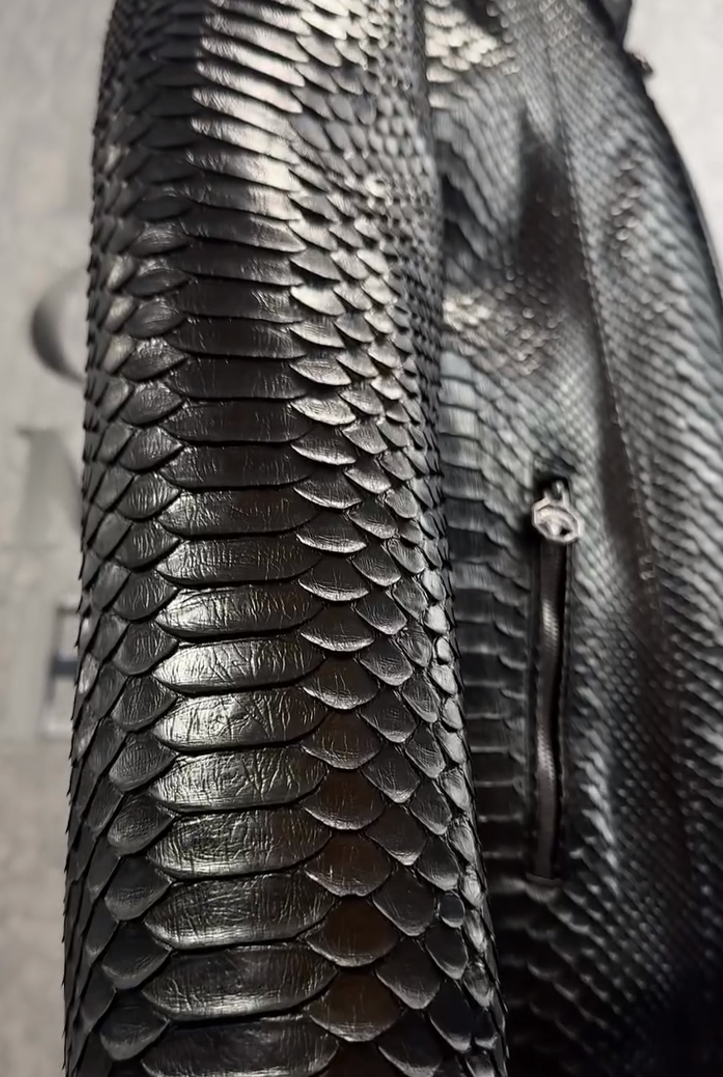 python skin jacket