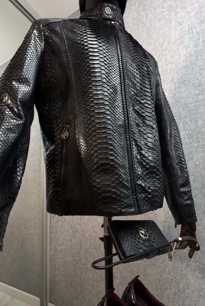 python skin jacket