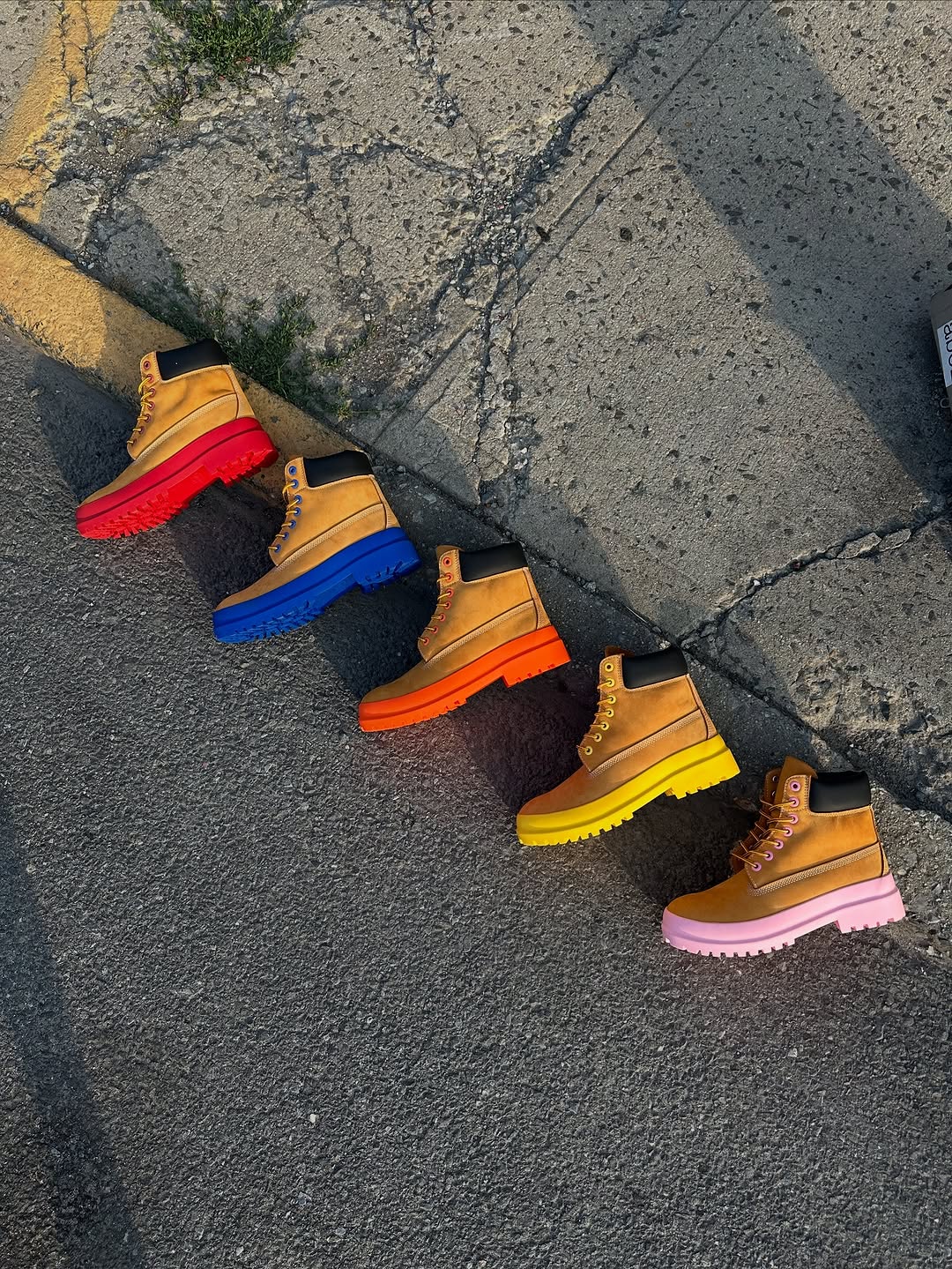 Custom painted sole Martin boots