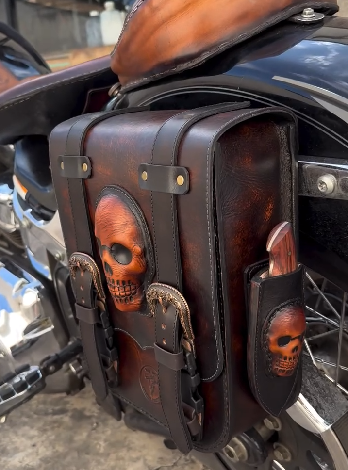 3D Skull Shoulder Bag