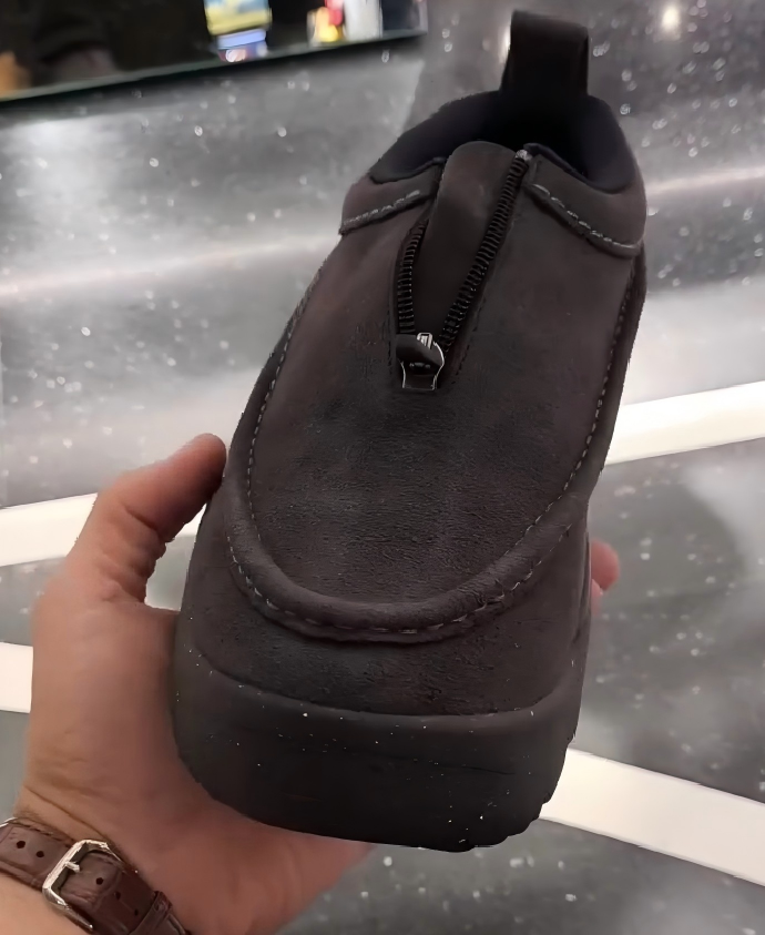 Suede slip-on sneakers