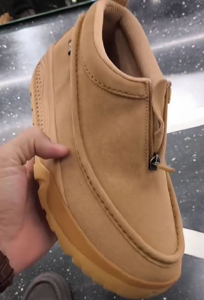 Suede slip-on sneakers