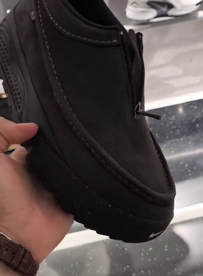 Suede slip-on sneakers