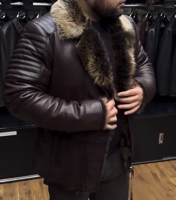 Turkish genuine sheepskin jacket