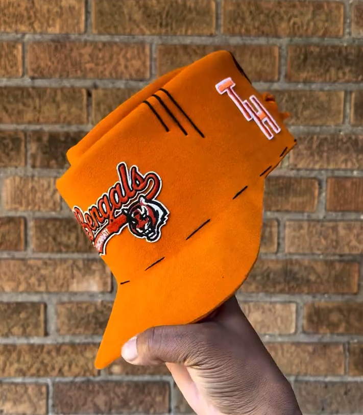 Handmade shaped baseball cap