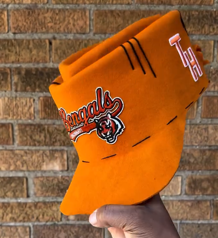 Handmade shaped baseball cap