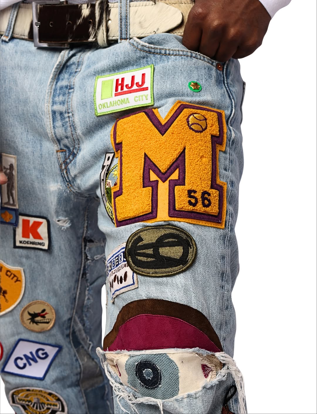 Handcrafted Patchwork Denim