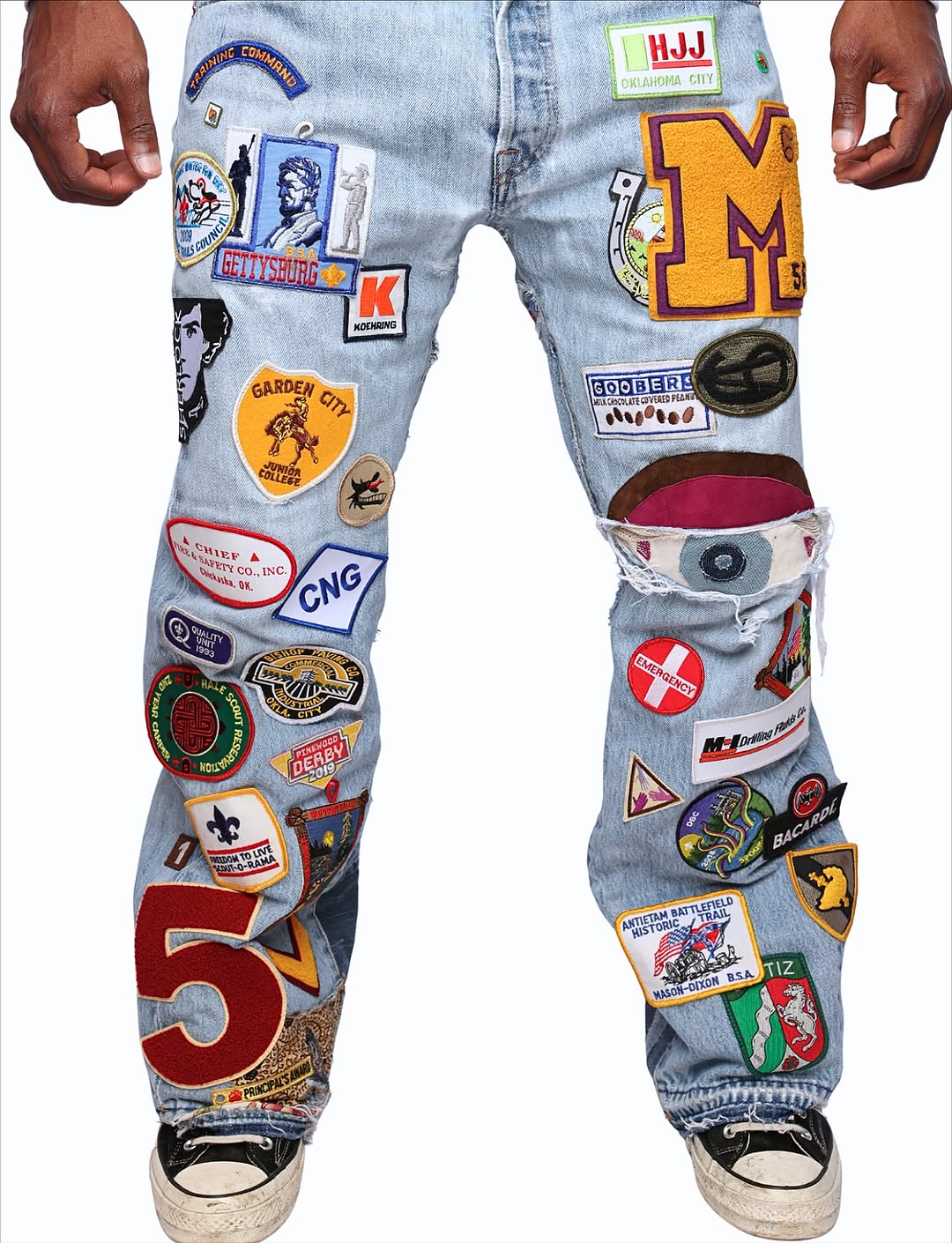 Handcrafted Patchwork Denim