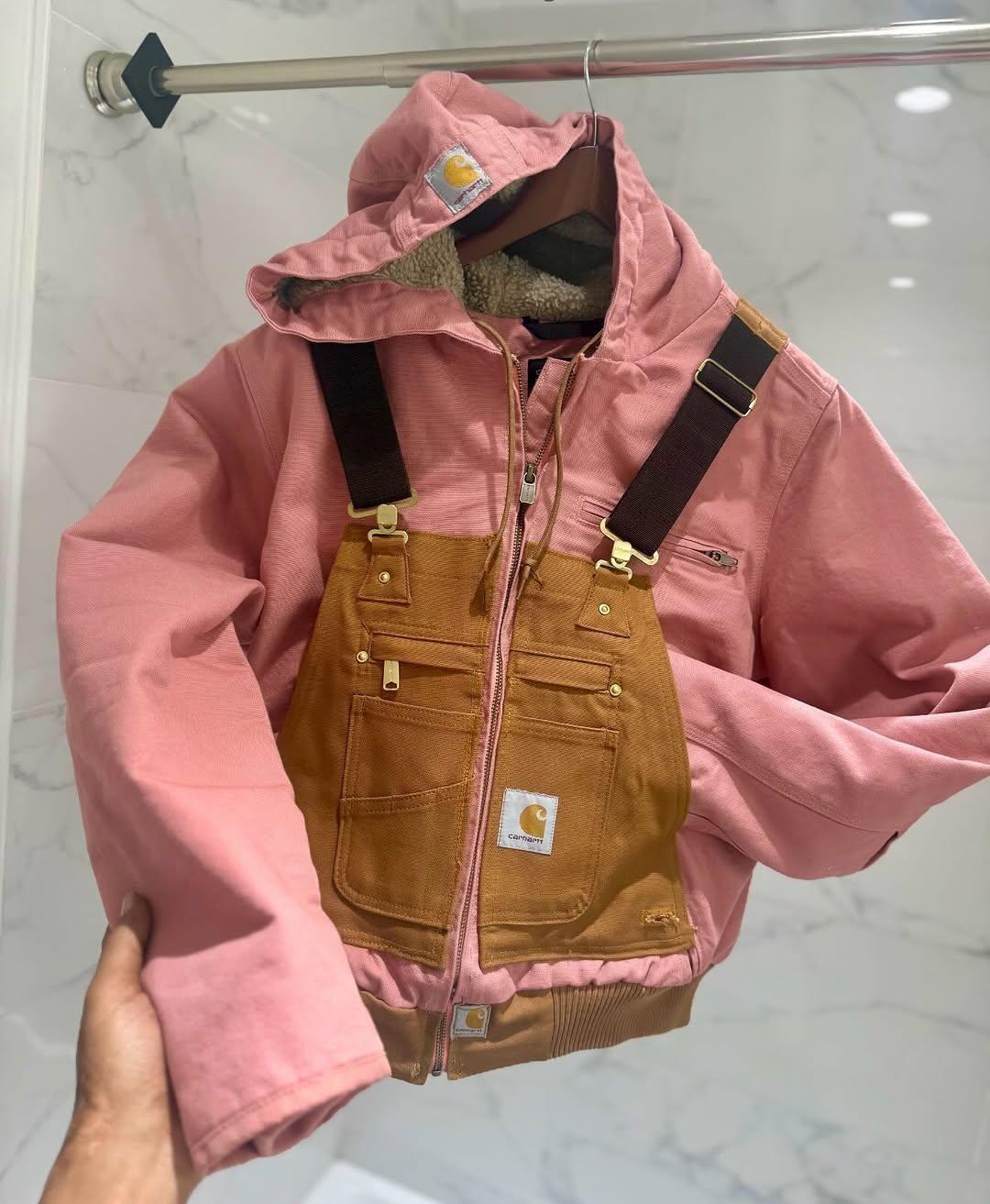 Overalls hooded jacket