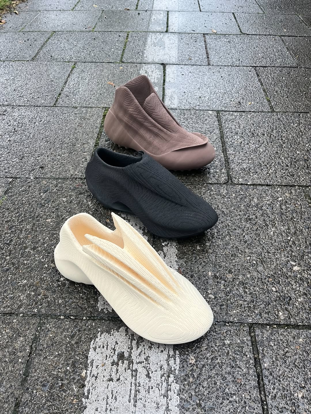 3D printed human skull structure shoes