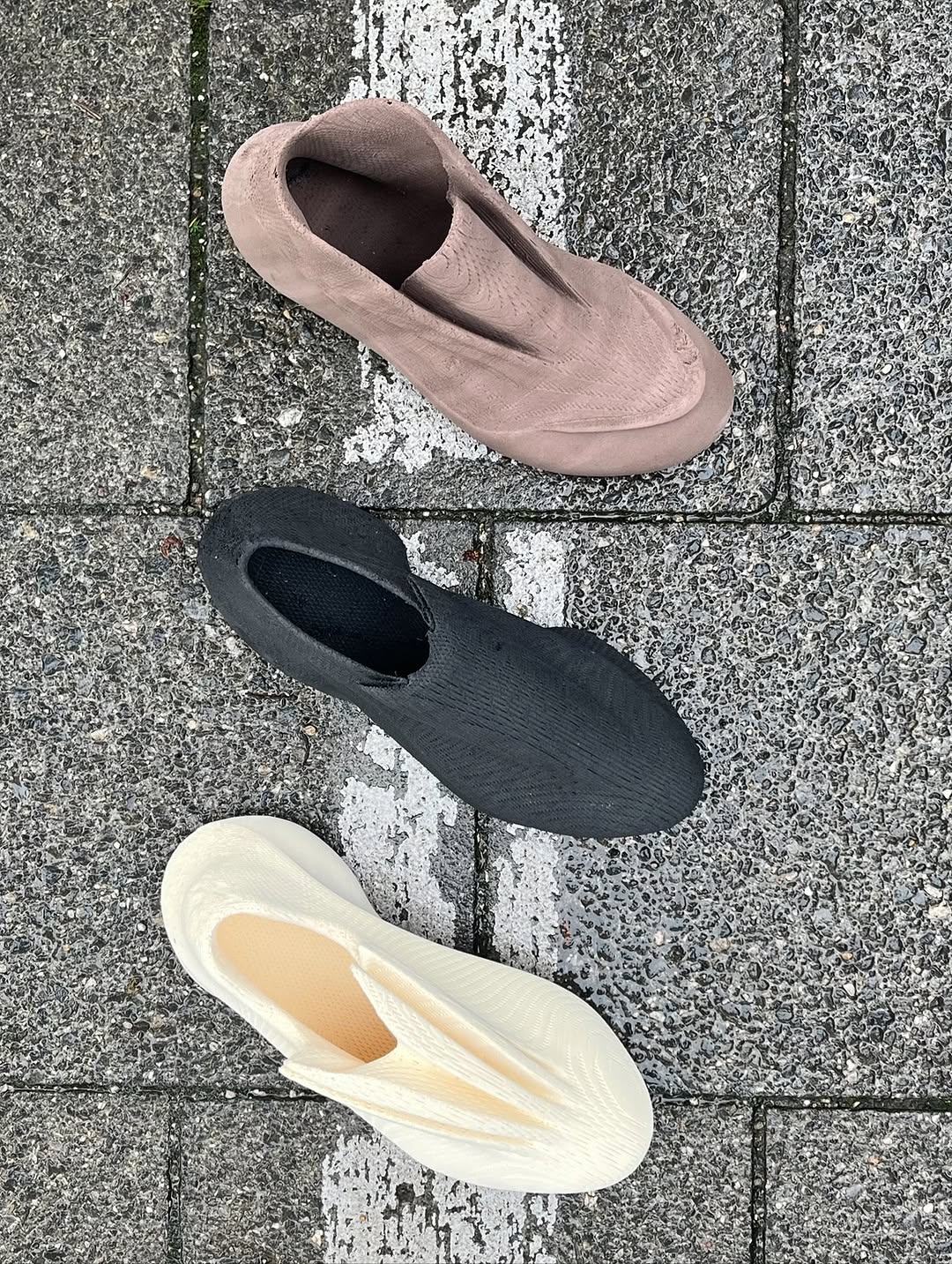 3D printed human skull structure shoes