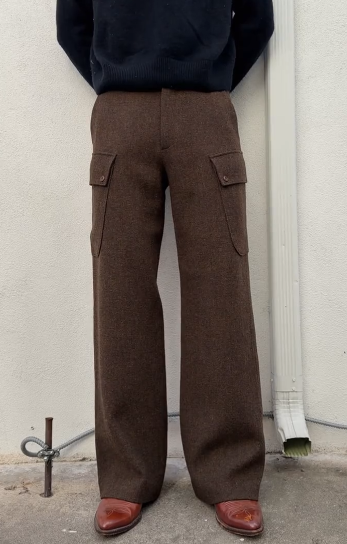Wool Pit Crew Trouser