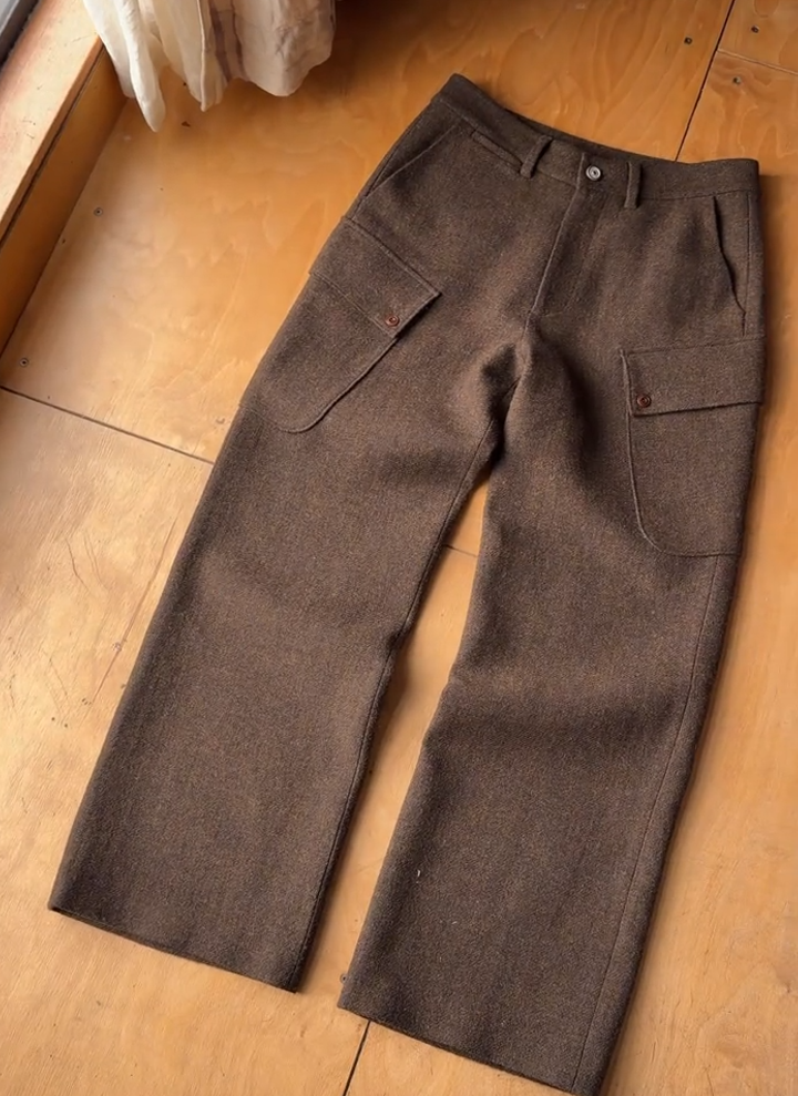 Wool Pit Crew Trouser