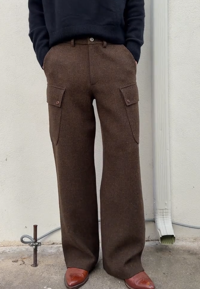 Wool Pit Crew Trouser
