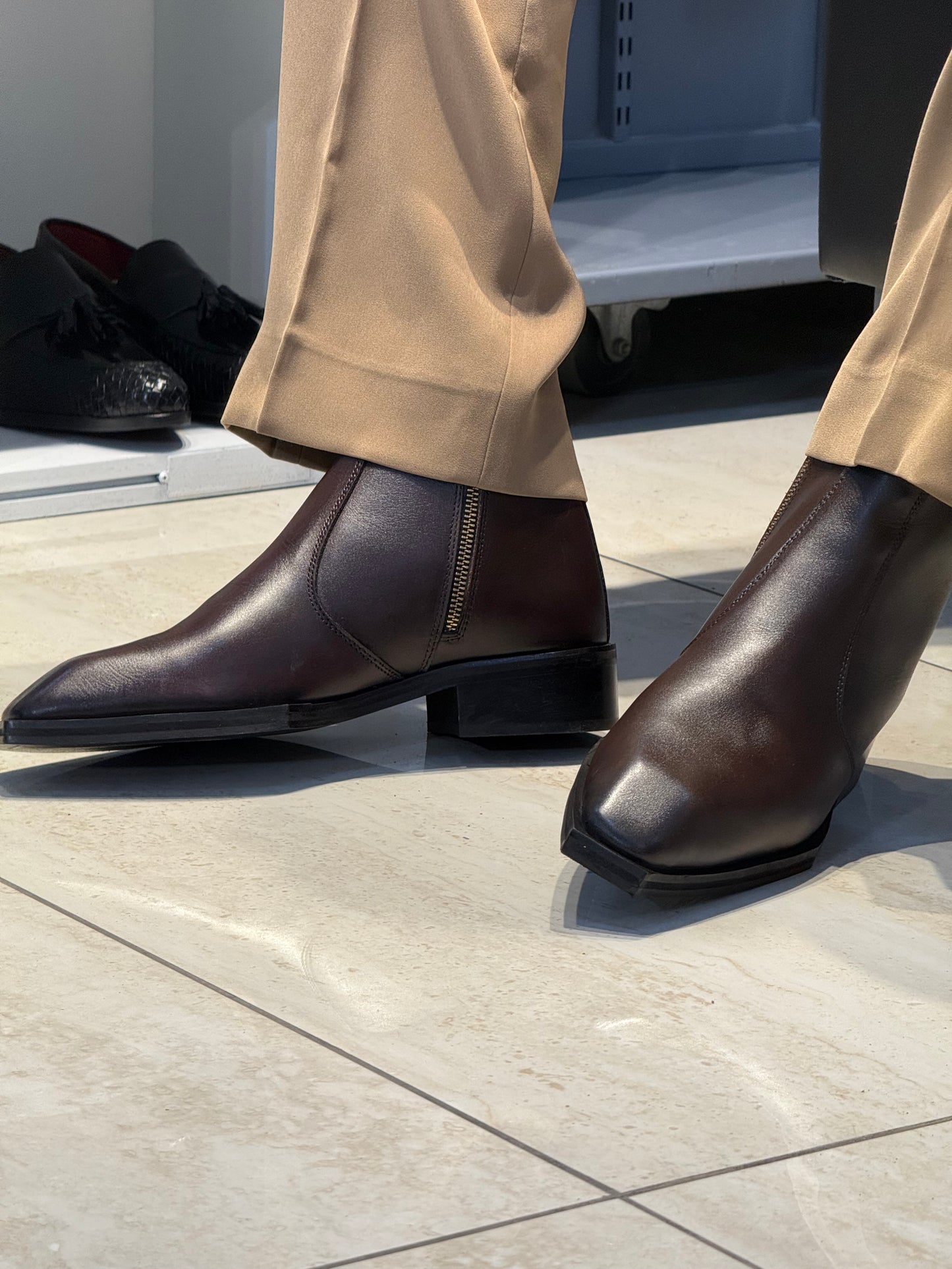 Cuban and Chelsea boots