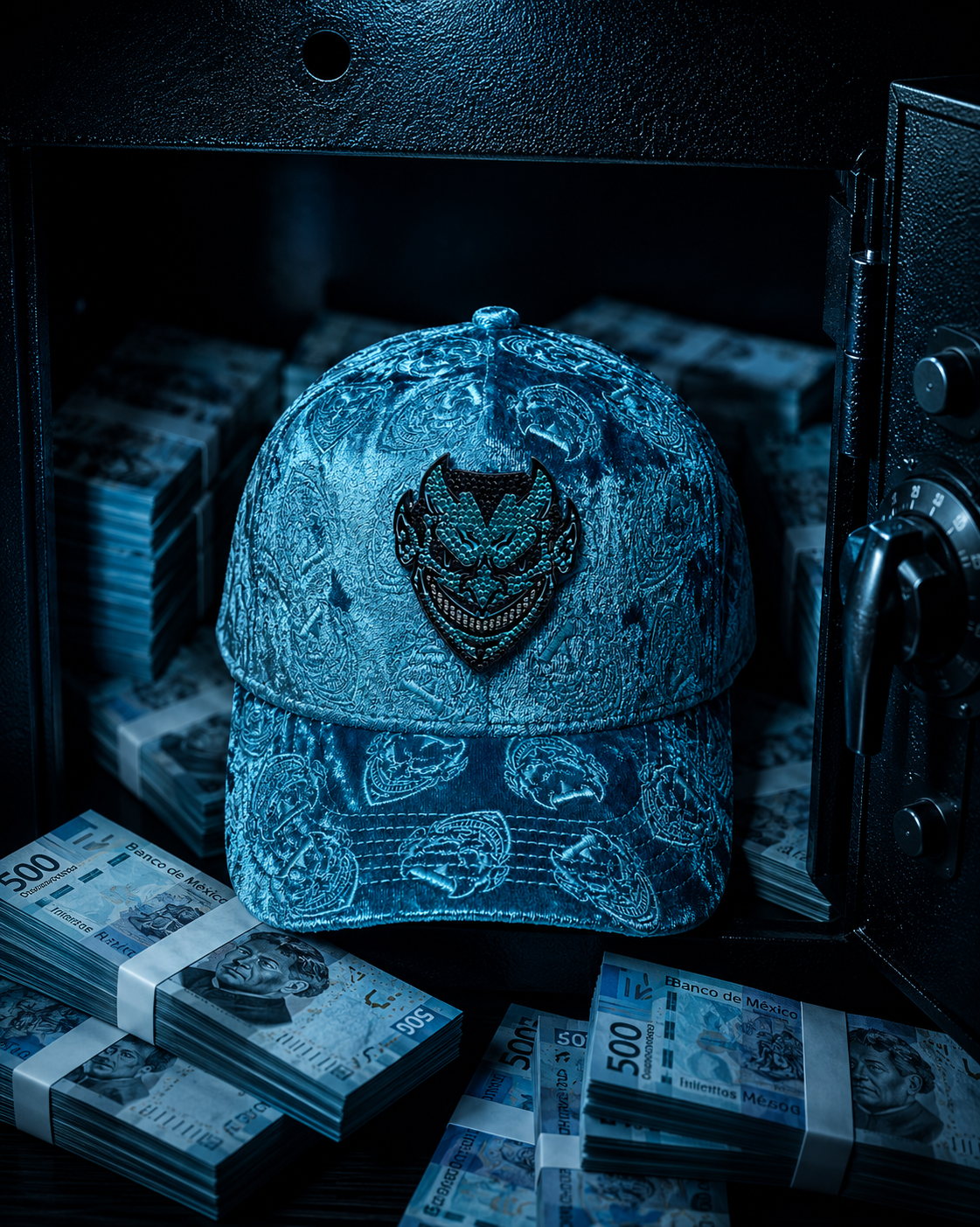 Velvet baseball cap
