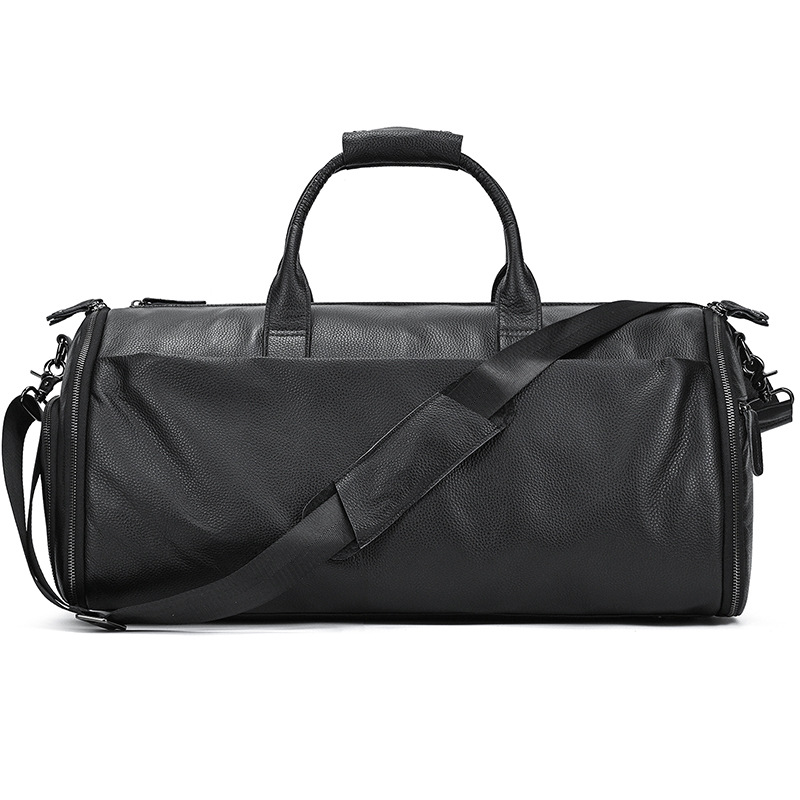 Crazy Horse Leather Travel Bag Multifunctional Genuine Leather Luggage Bag