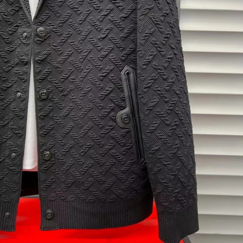 Three-dimensional knitted sweater jacket