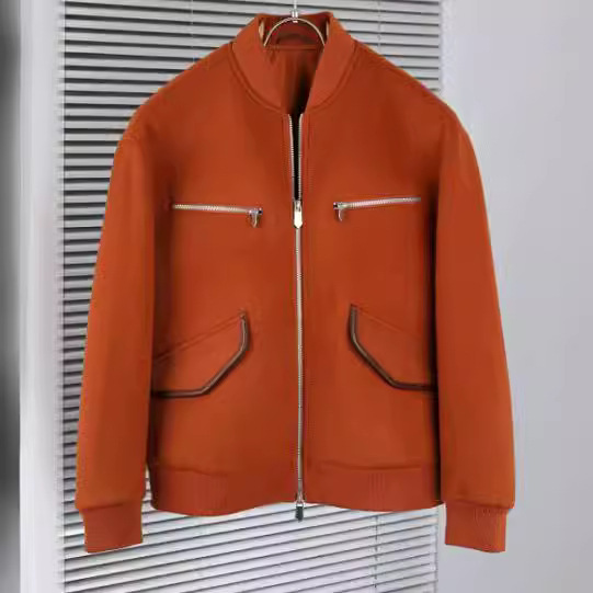 Wool baseball jacket