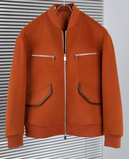 Wool baseball jacket