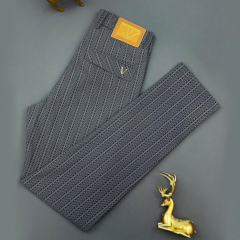 Plush elastic luxury trousers