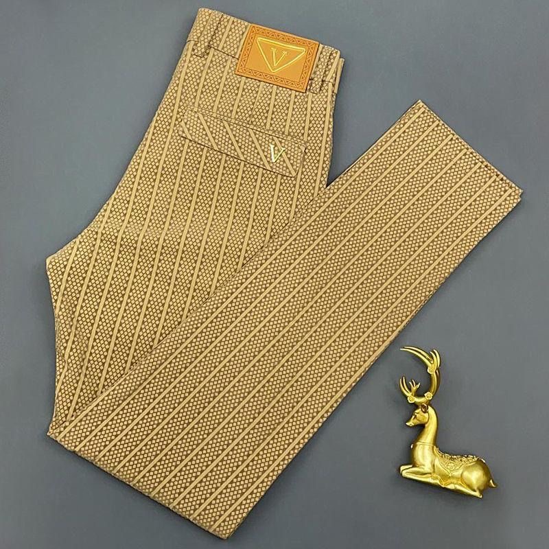 Plush elastic luxury trousers