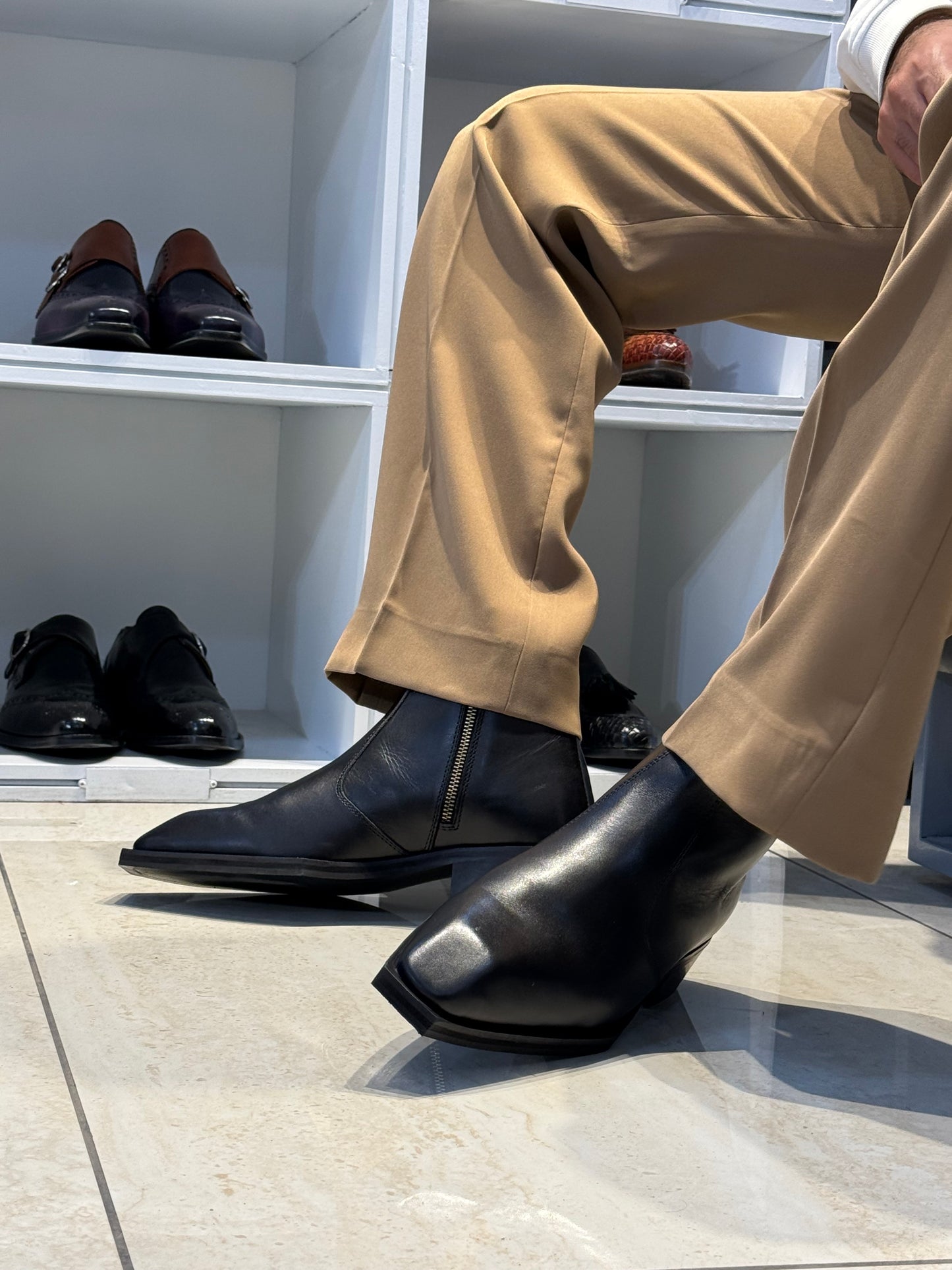 Cuban and Chelsea boots