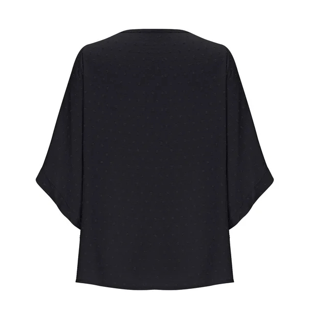 Spring-autumn round-neck chiffon jacquard fashion casual loose T-shirt
