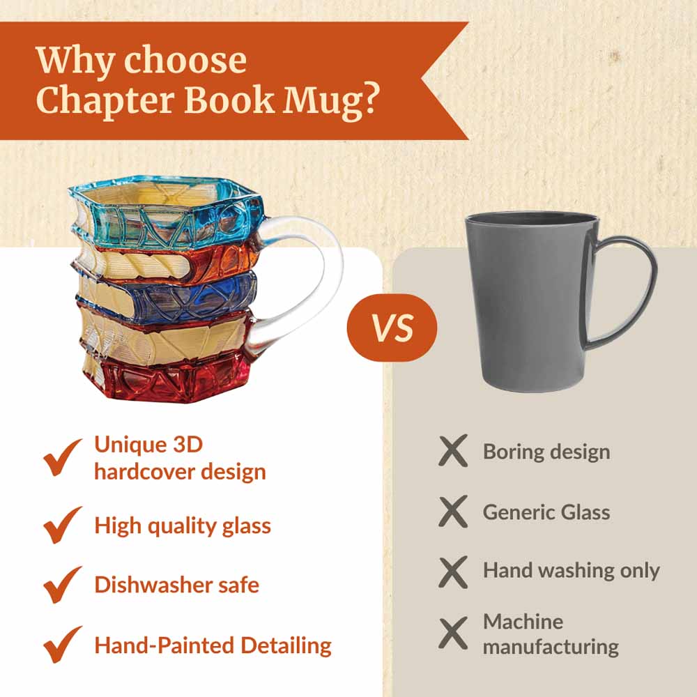 New & Improved 2025 Model Chapter Book Mug