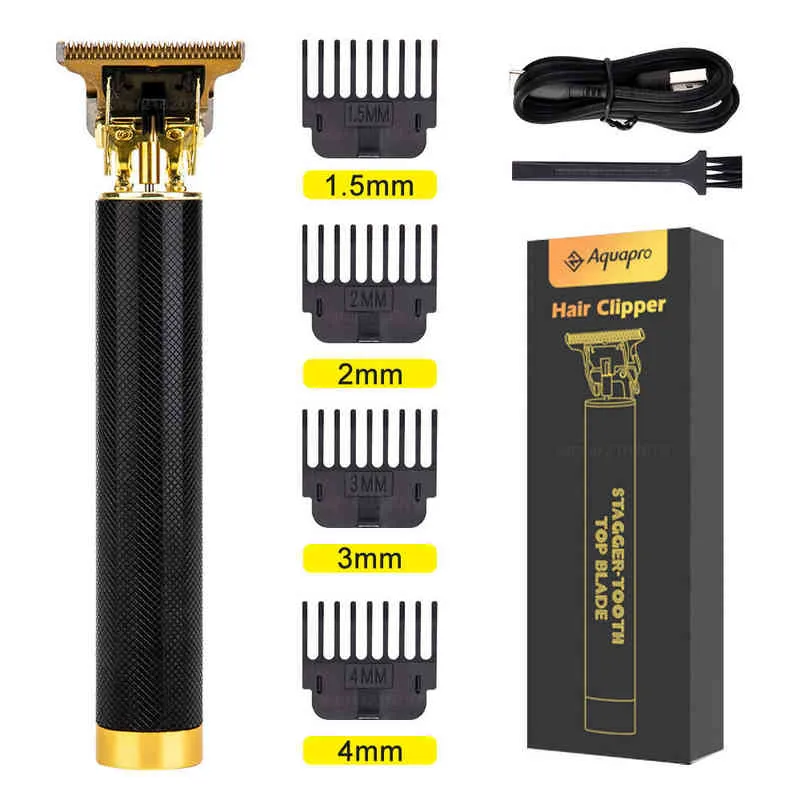 Electric Hair Clipper For Men, Retro Professional Trimmer With USB Charging