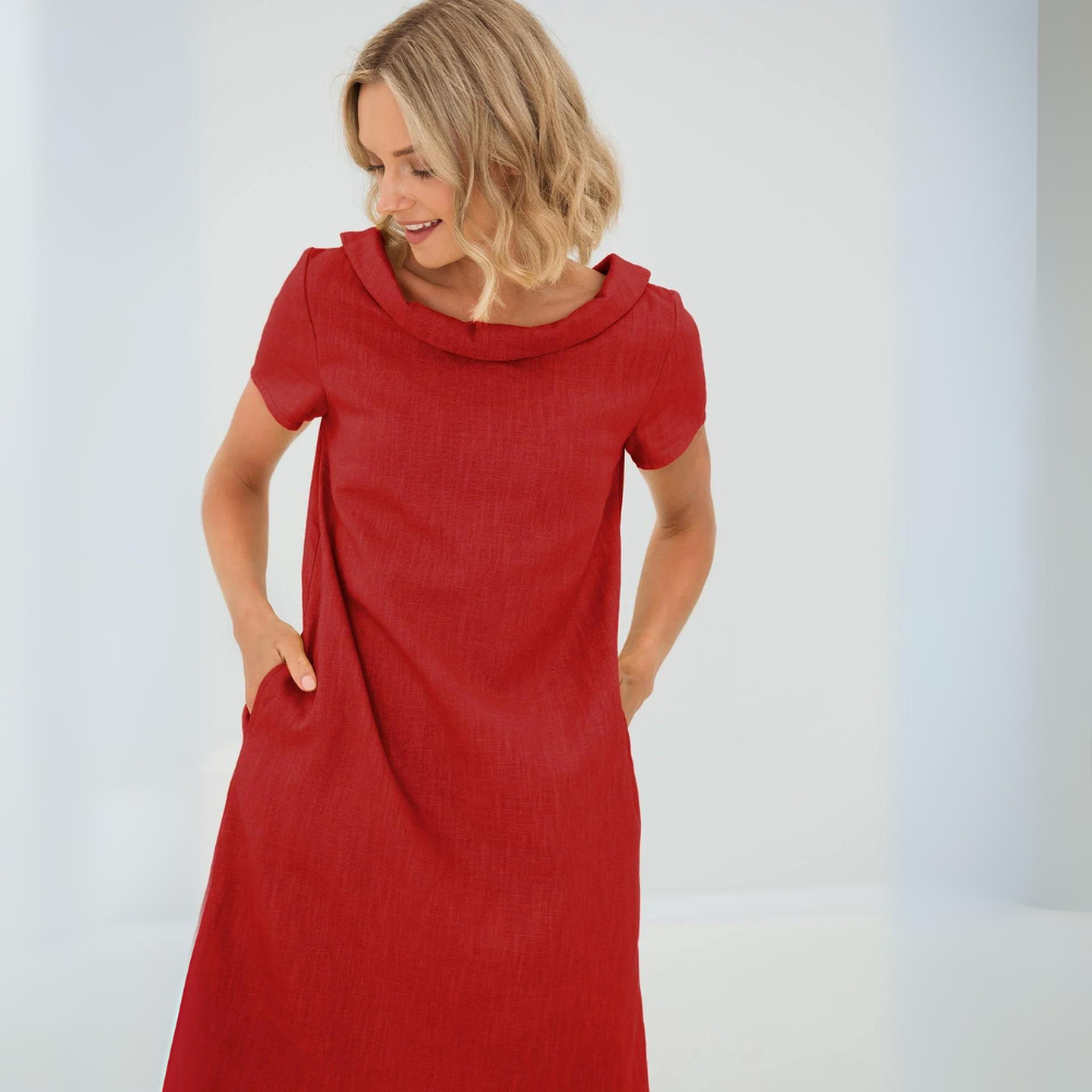 Linen summer dress